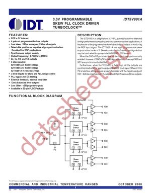 IDT5V991A-2JGI datasheet  